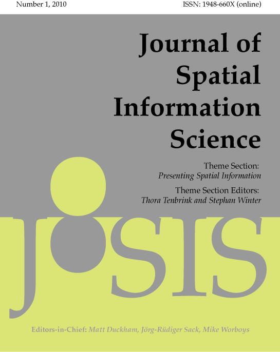 					View No. 1 (2010): Special Feature on Presenting Spatial Information
				